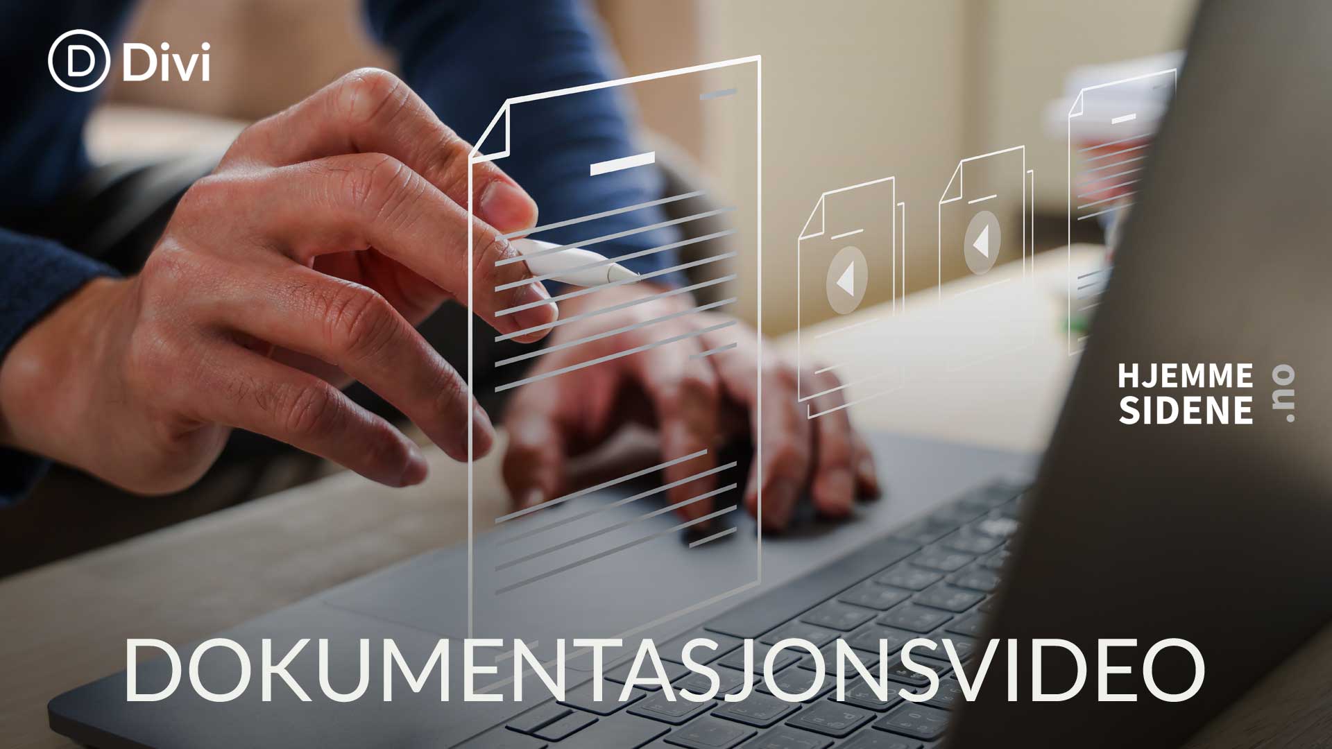 Dokumentasjonsvideo Dokumentasjon for ny nettside bygget i Divi.